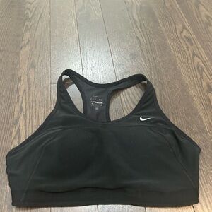 Nike Black Racerback Sports Bra Moisture-Wicking